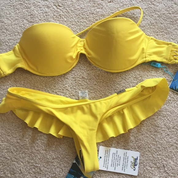 heat Other - Yellow bikini new with tags